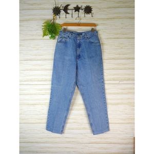 Vintage Lightwash Tapered Balloon Mom Jeans
